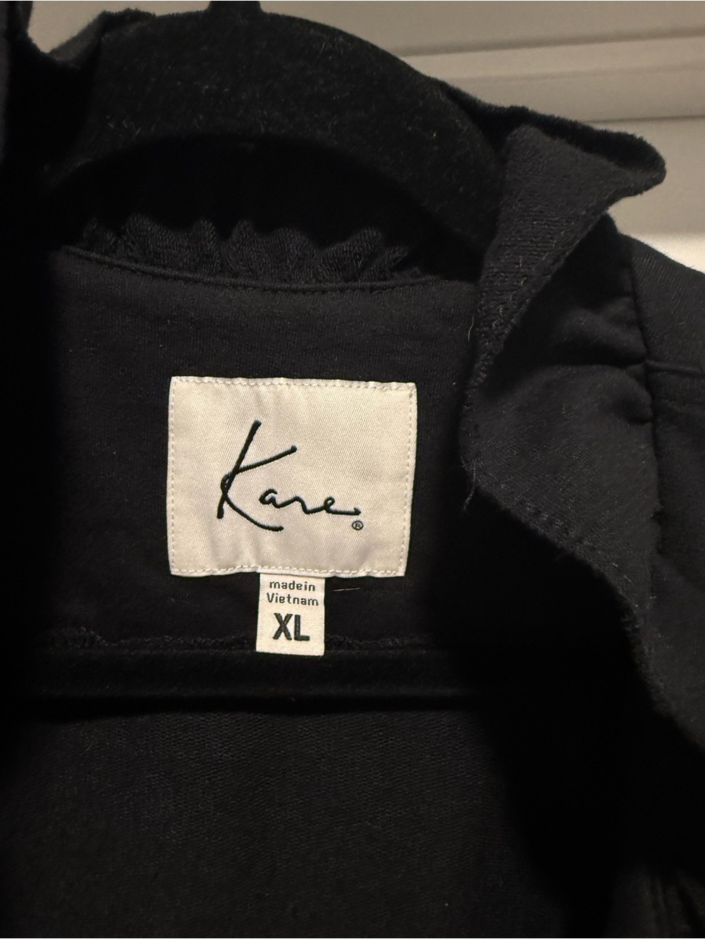 Black Ruffle-Trim Jacket - Picture 3 of 4